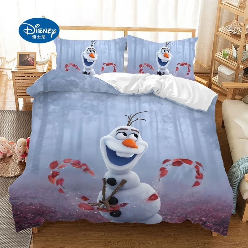 

Disney для девочек с героями мультфильма «Холодное сердце»; Платье Эльзы и Анны постельное белье двуспальная королева Размеры пододеяльник Твин Детские наборы постельных принадлежностей подарок