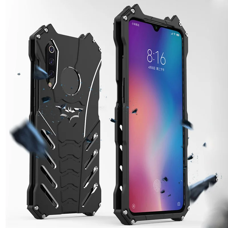 Для Xiaomi mi 9 Pro Чехол R JUST Бэтмен роскошный алюминиевый nium металлический чехол для