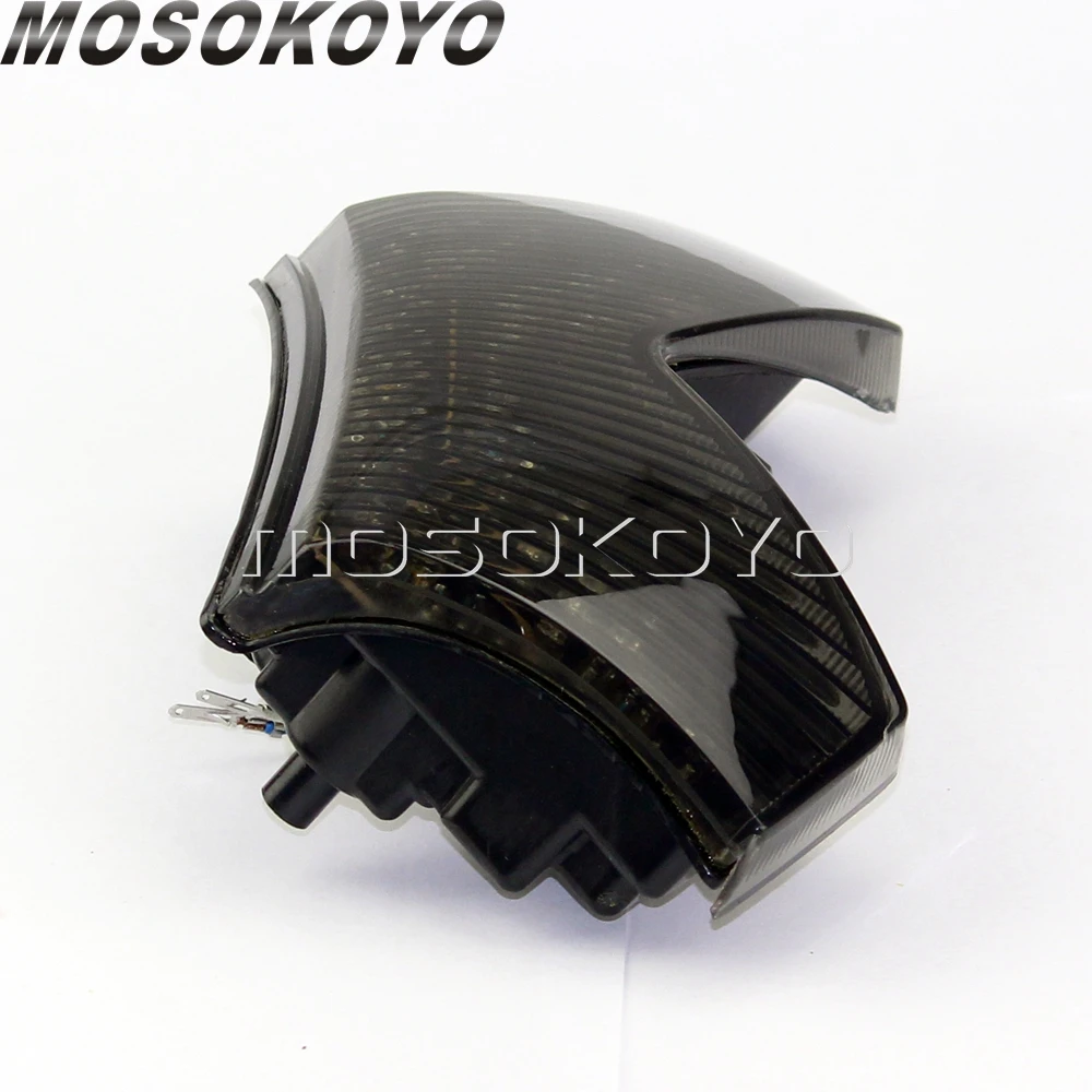 Мотоциклетный светодиодный задний стоп-светильник для Kawasaki ZX14 и ZX14R и ZZR1400 2006-12 2013 стоп-сигнал дымовая линза задний светильник s