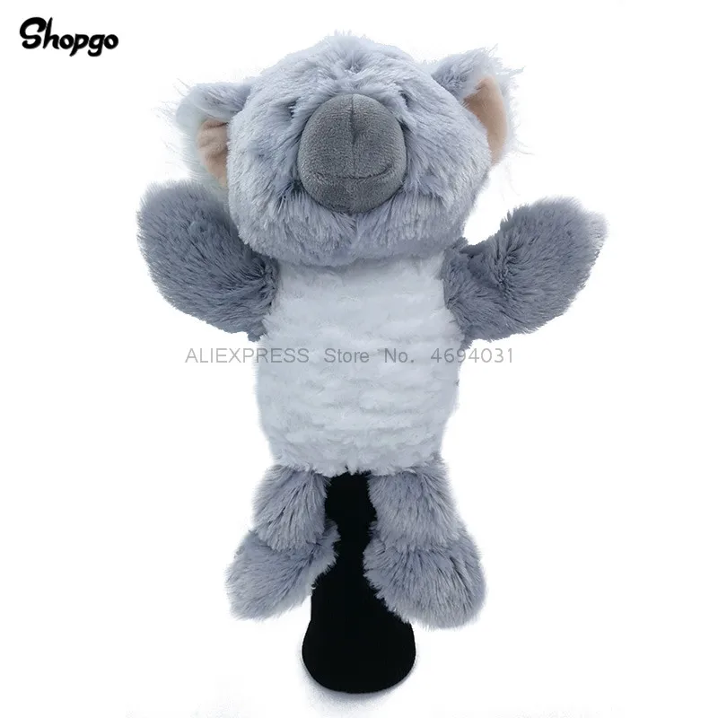 koala Новые Мультяшные животные Гольф Драйвер головной убор клуб лес Чехлы для клюшек для гольфа подходит до 460cc мужчины женщины Талисман Новинка милый подарок - Цвет: koala