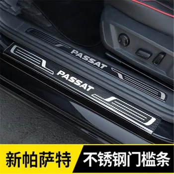

High quality stainless steel Door Sill Scuff Plate Guards Cover Trim Car Styling for Volkswagen Passat B8 2019-2020