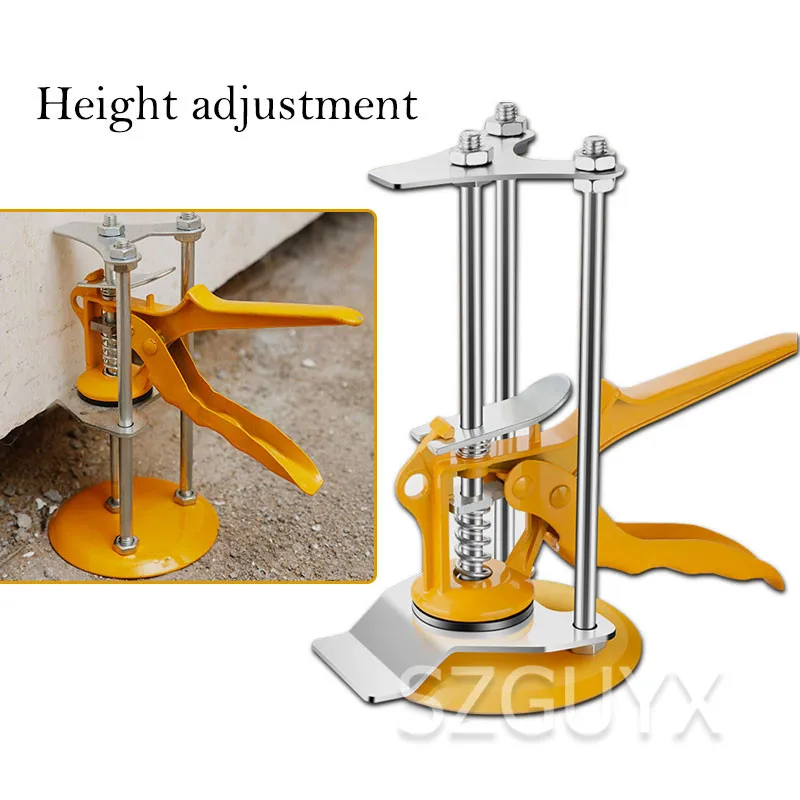

Tile height adjuster High and low positioner Horizontal support ceiling height device and tile auxiliary ceiling device
