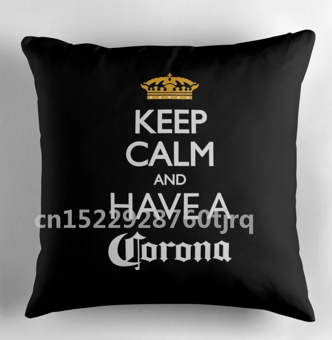 

CORONA BEER LOGO pillow Case Cotton Made Pillowcase 45X45cm,55X55cm(Two side)