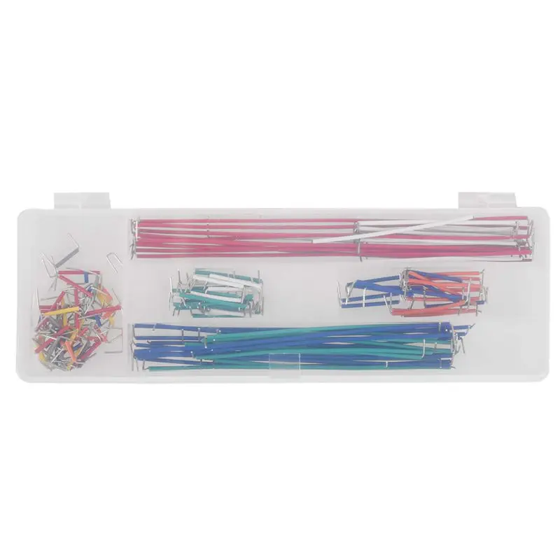 

140pcs U Shape Solderless Breadboard Jumper Cable Wire Kit for Arduino Shield