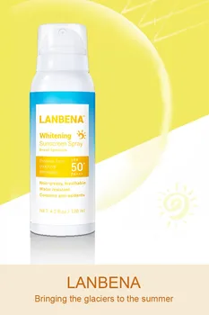 

LANBENA Sunblock Spray UV Protection SPF 50PA+++ Brightening Sunscreen Sunblock Breathable Effective Against Radiation Resistant