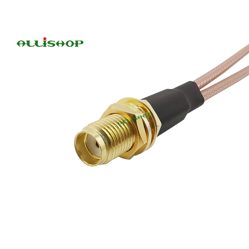 Разветвитель для антенны Wi Fi кабель переходник с SMA типа мама на Dual папа RG316 V