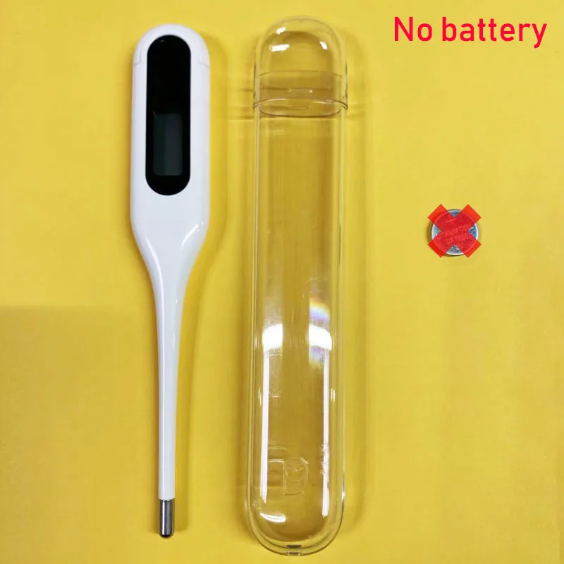 No battery Xiaomi Miaomiaoce термометр измерительный электронный термометр водонепроницаемый Xiaomi Miaomiaoce термометр ЖК-экран с подсветкой - Цвет: No battery