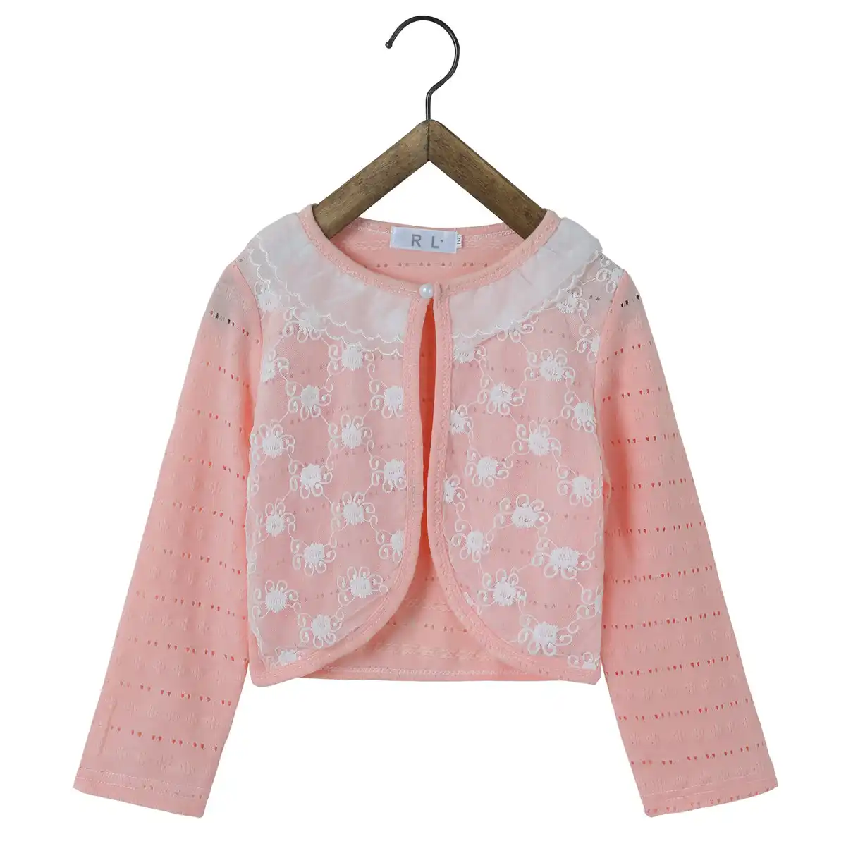 white shrug sweater