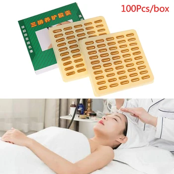 

100Pcs/Box Beauty Salon Face Detoxification Capsule for Ultrasonic Machine Melanin Skin Whitening Moisturizing Care Capsule