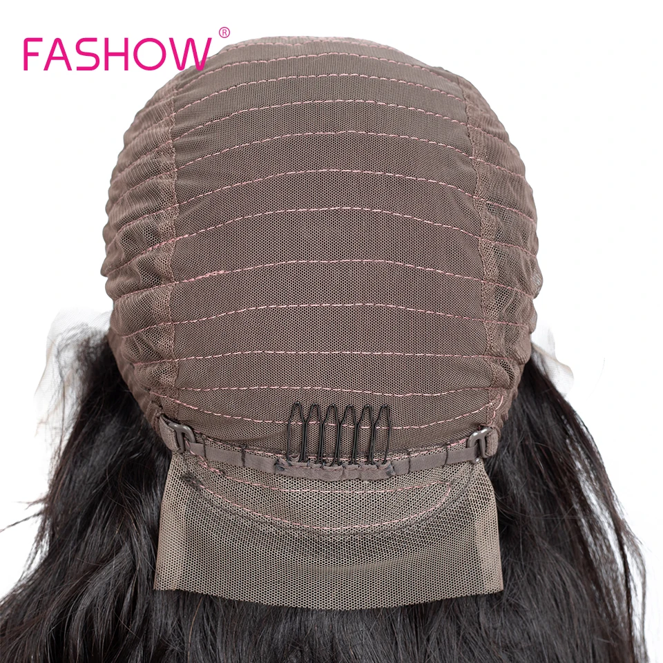 Fashow 13*4 кружева фронтальной парик короткий боб парики плотность 150% бразильские человеческие волосы парик шнурка с ребенком волос 8 10 12 14 16 18