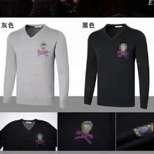 Новая одежда для гольфа, мужская спортивная одежда, свитер с длинными рукавами, осенняя и зимняя толстовка