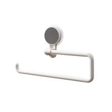 Roll Paper Towel Rack Holder Kitchen Shelf From Punching Non-trace Bathroom Towel Paper Rack Mounts Receive Frame