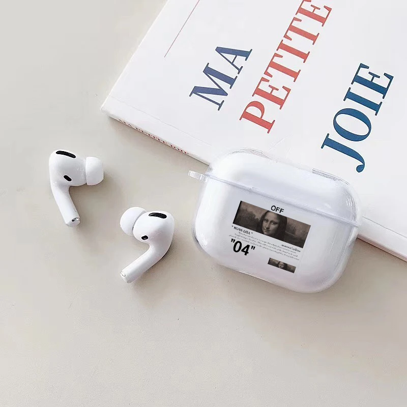 Уличная модная bluetooth-гарнитура, мягкий ТПУ чехол для Airpods Pro 3 2 1, роскошные прозрачные аксессуары, чехол для наушников, белая коробка - Цвет: for Airpods Pro