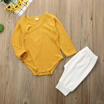 

Newborn Baby Boys Clothes Romper Bodysuit Ruffle Tops Pants Leggings Outfits