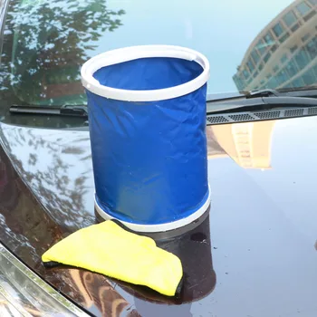

13L Portable Folding Bucket Collapsible Multifunctional Folding Outdoor Bucket Basin for Mercedes-Benz Series-A B C E S G M ML