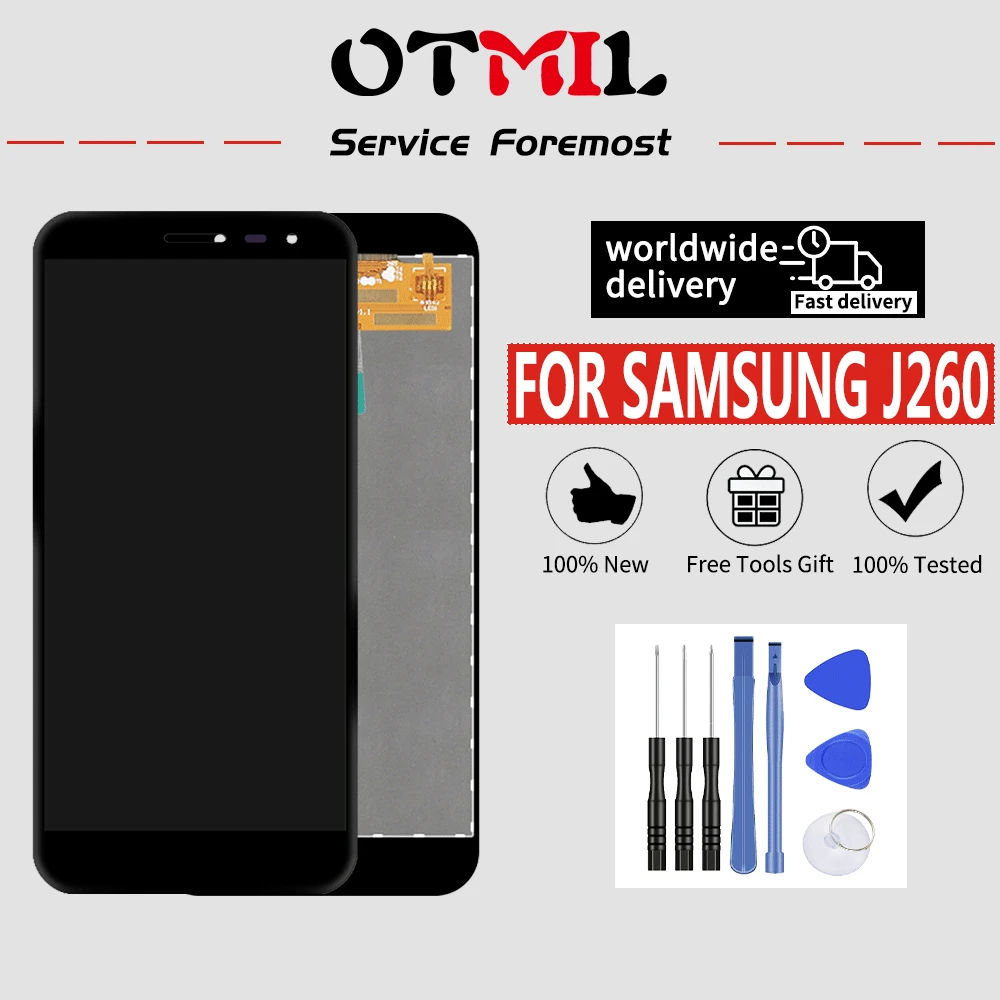 Obml Super Amoled ЖК-дисплей для Samsung Galaxy J2 2018 J260 полный сменный дигитайзер экрана с