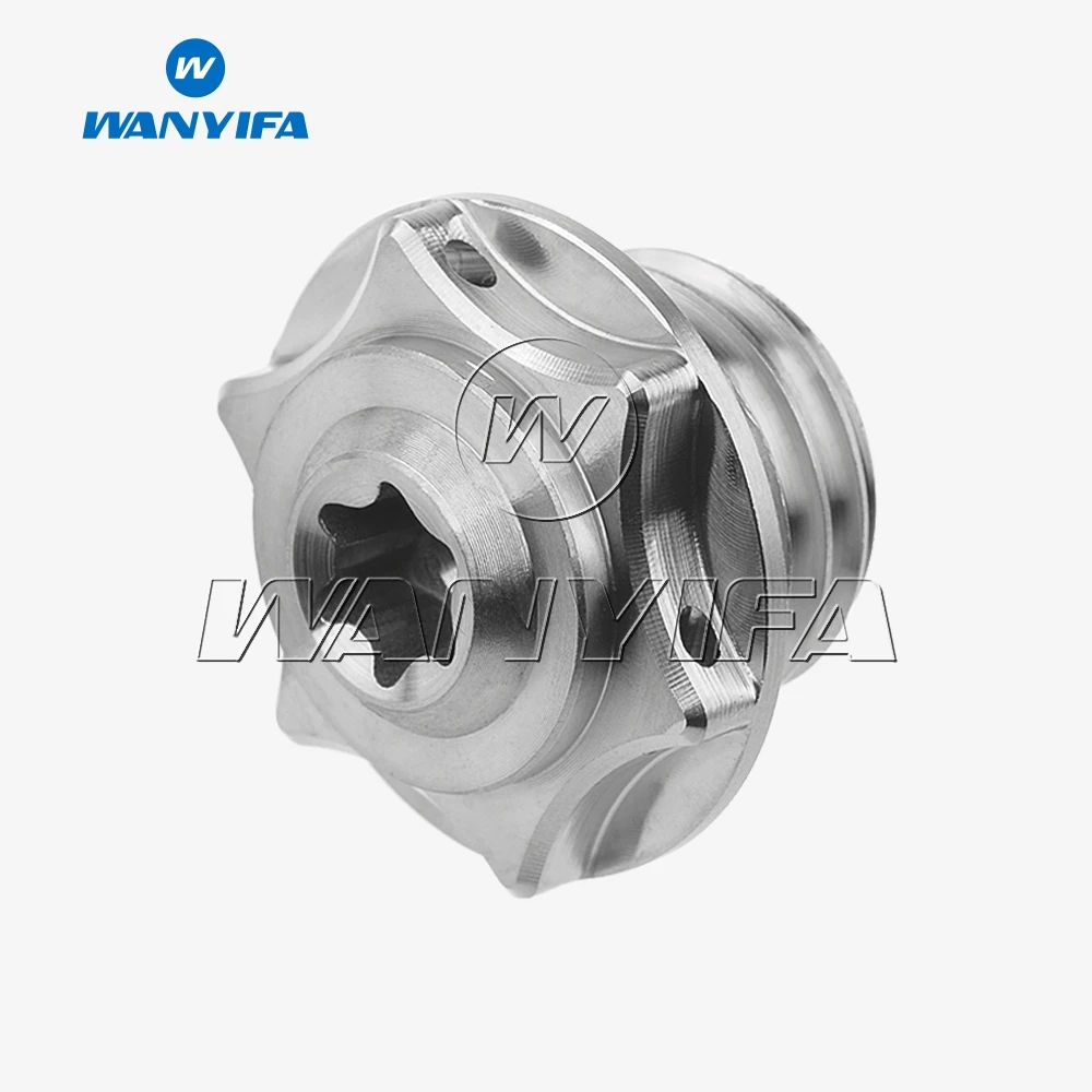 Passo da Motocicleta Tampa de Óleo do Motor Wanyifa Parafuso – 2.5mm Cnc Parafusos Titânio Prendedor ti M20 1.5