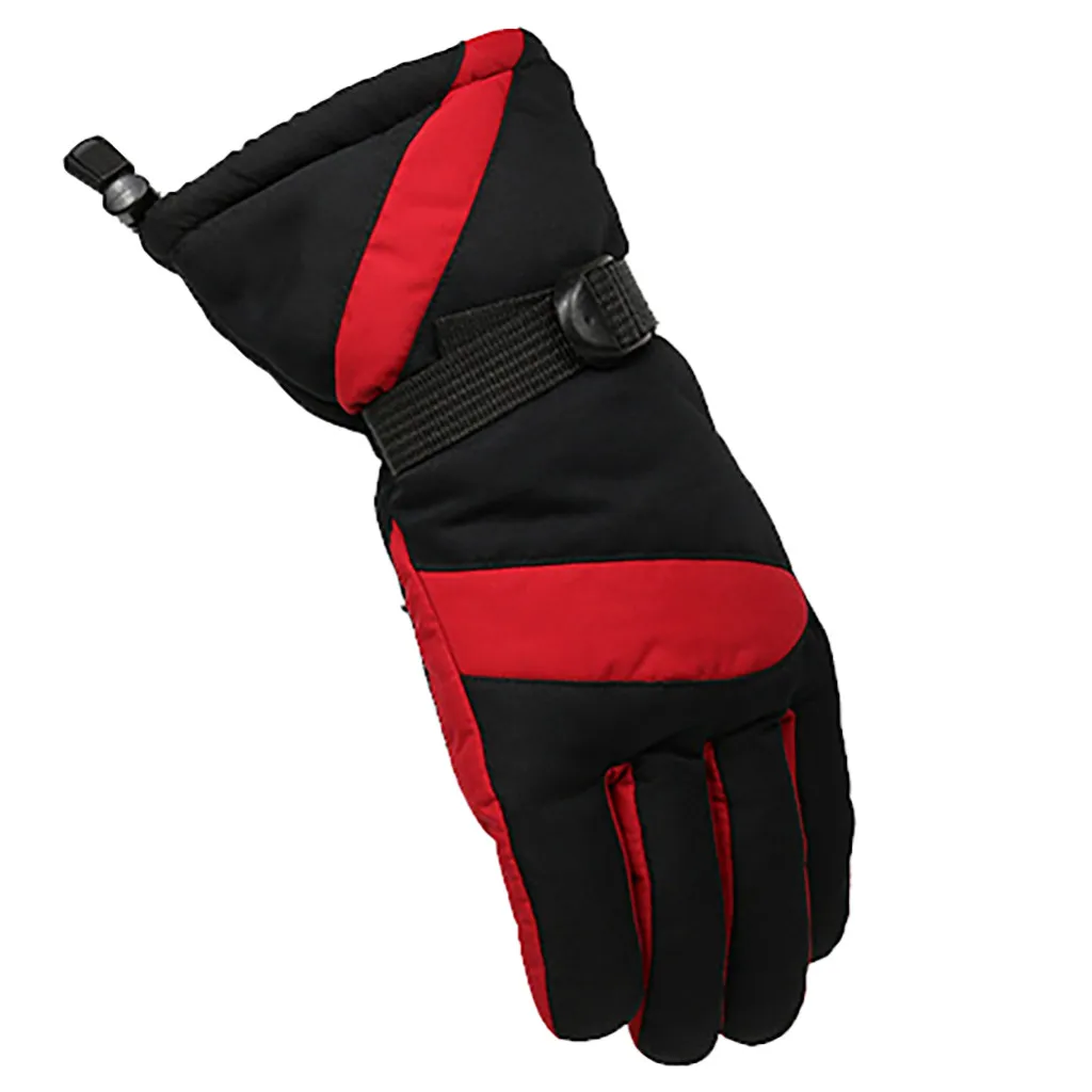 Unisex Winter Warm Waterproof Windproof Cross-country Ski Snowboard Gloves Anti-slip Touchscreen Adult Snowmobile Snow Gloves#g4