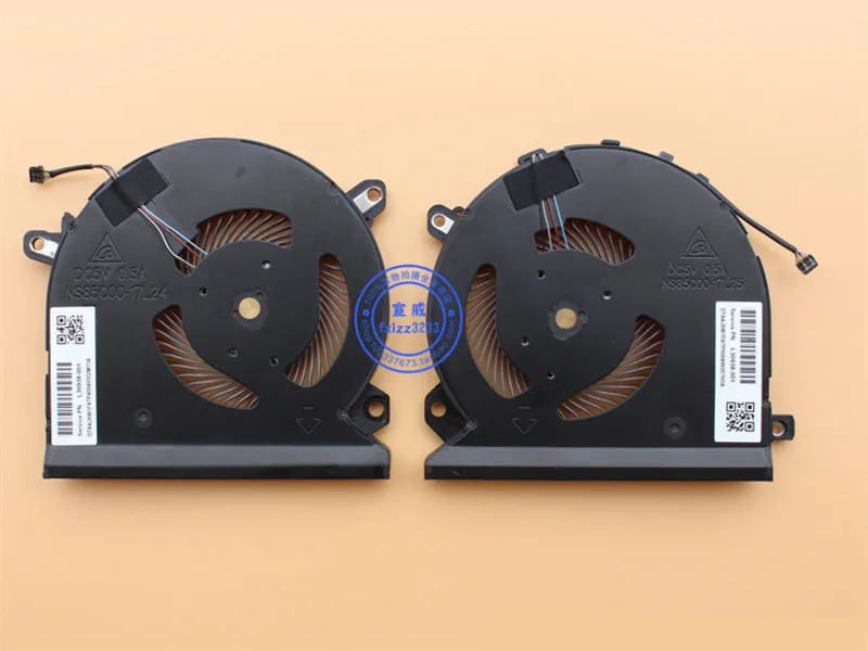 New CPU/GPU Cooler Fan For HP ZBook Studio x360 G5 L30938001 NS85C00