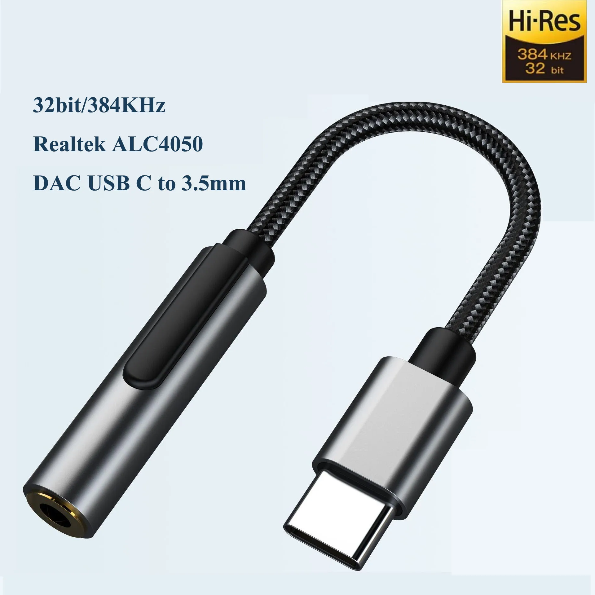 Hi Res Portable USBC DAC dongle Headphone Amplifier Type C to 3 5mm Jack Adapter for Google Pixel 2 3 4XL Samsung Galaxy iPad