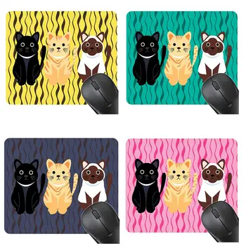 

Wrist Rest Support Mice Mat Cartoon Mouse Pad Cat Pattern Rubber Non-Slip Durable Laptop Office Gaming Mouse Pad коврик для мыши