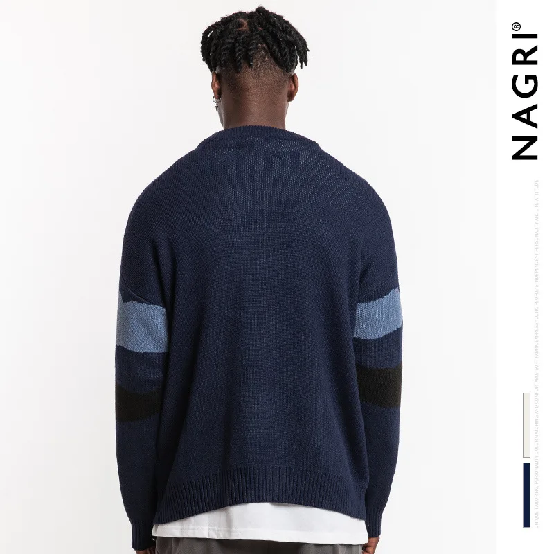

Nagri Europe And America Popular Brand Autumn And Winter Couples Men And Women Sweater Retro Cartoon Dinosaur Loose-Fit Korean-s