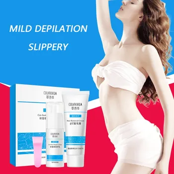 

Depilation Cream Set To Remove Body Hair Armpit Hair Leg Hair Gentle Face Hair Removal Cream Set Skin Care Painless Remove Cream