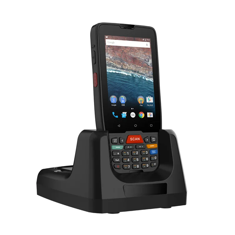 

4 inch RAM 2GB ROM 16GB Android 9.0 2D Barcode scanner Handheld Terminal With Docking station