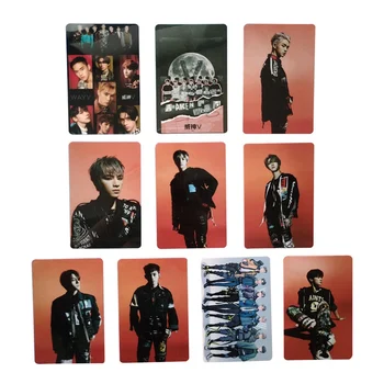 

10Pcs/Set WAYV Card Stickers Bus Card Stickers WayZenNi Lomo Card Collection