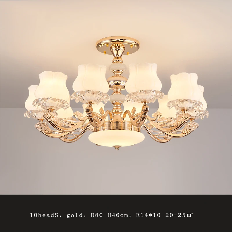 The New European Style  Is Used For Living Room Bedroom Duplex Building LightingDining Room Household Lamp Villa Suspension Lamp chandelier floor lamp Chandeliers