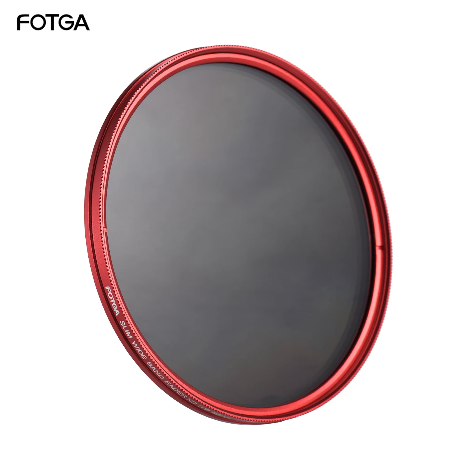 58mm 62mm 67mm 72mm 77mm 82mm Slim ND Fader Variable Filter Neutral Density ND2 to ND400 Red for Canon Nikon DSLR Camera
