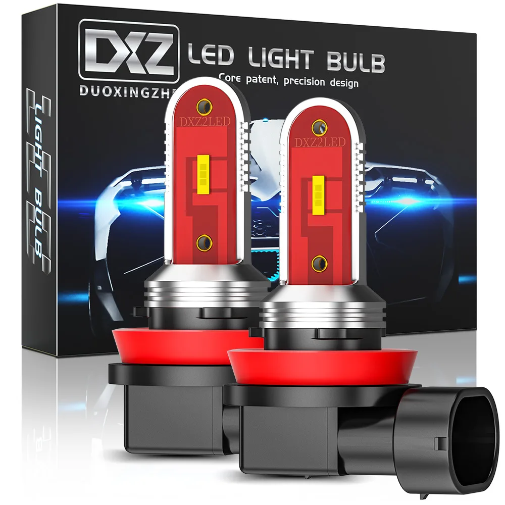 

2pcs Car Accessories Led Fog Lights Bulb H7 H8/H11 9005/9006 Led Driving Running Lamp 12V 24V White/Yellow/Red/Blue/Green