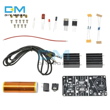 

Mini Tesla Coil Kit Plasma Speaker Mini Music Tesla Arc Generator Resonant Wireless Transmission 15W DIY Kit