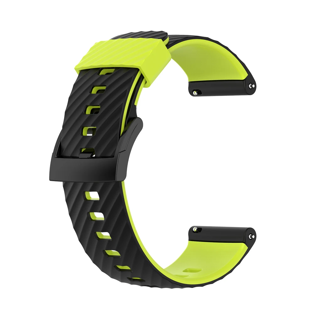 Silicone 24MM Watch Strap Band Wrist Bracelet for Suunto 7/9/Spartan Sport  Watch