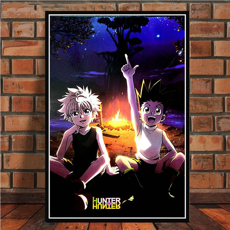Mt797 Hot Hunter X Hunter Anime Killua Zoldyck Gon Freecss Painting Art Poster Print Canvas Home Decor Picture Wall Print Painting Calligraphy Aliexpress mt797 hot hunter x hunter anime killua zoldyck gon freecss painting art poster print canvas home decor picture wall print