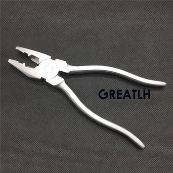 

Veterinary 20cm Flat Nose Pliers With Serrated Jaws orthopedics instrument
