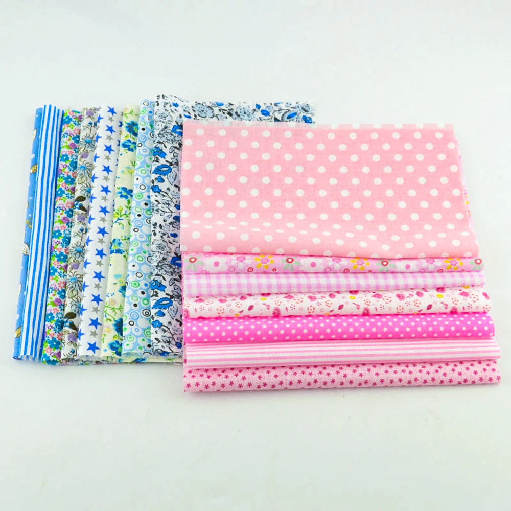 Booksew Cotton Fabric Scrpbooking No Repeat Colors and Design 50pieces Sewing Dolls Toys 10cmx12cm Fabric Other Art Work Crafts