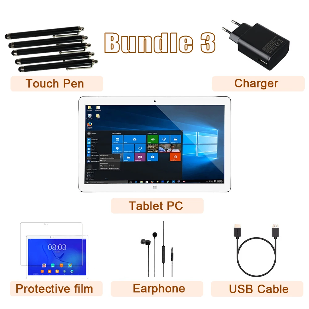 Комплект 3 4G Phablet 10,1 дюймов Планшеты Android 8,0 Teclast M30 4 Гб ОЗУ 128 Гб ПЗУ 2560x1600 планшетный ПК MT6797 X27 Дека ядро 7500 мАч gps - Комплект: Комплект 3