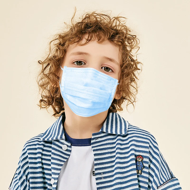 

100pcs Kid Mask Small Size Disposable Children's Protective Face Mask Non-woven Fabric Anti-dust Baby Mouth Masks DHL Free Ship