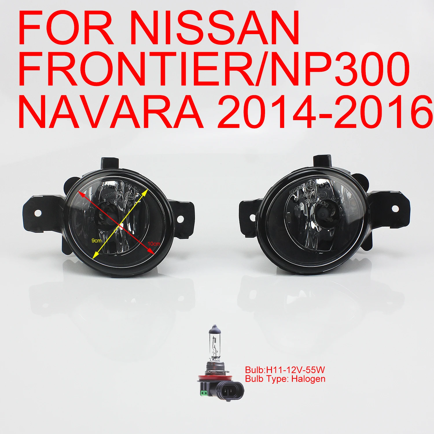 

Противотуманные фары для Nissan Navara /Frontier /NP 300, 55 Вт