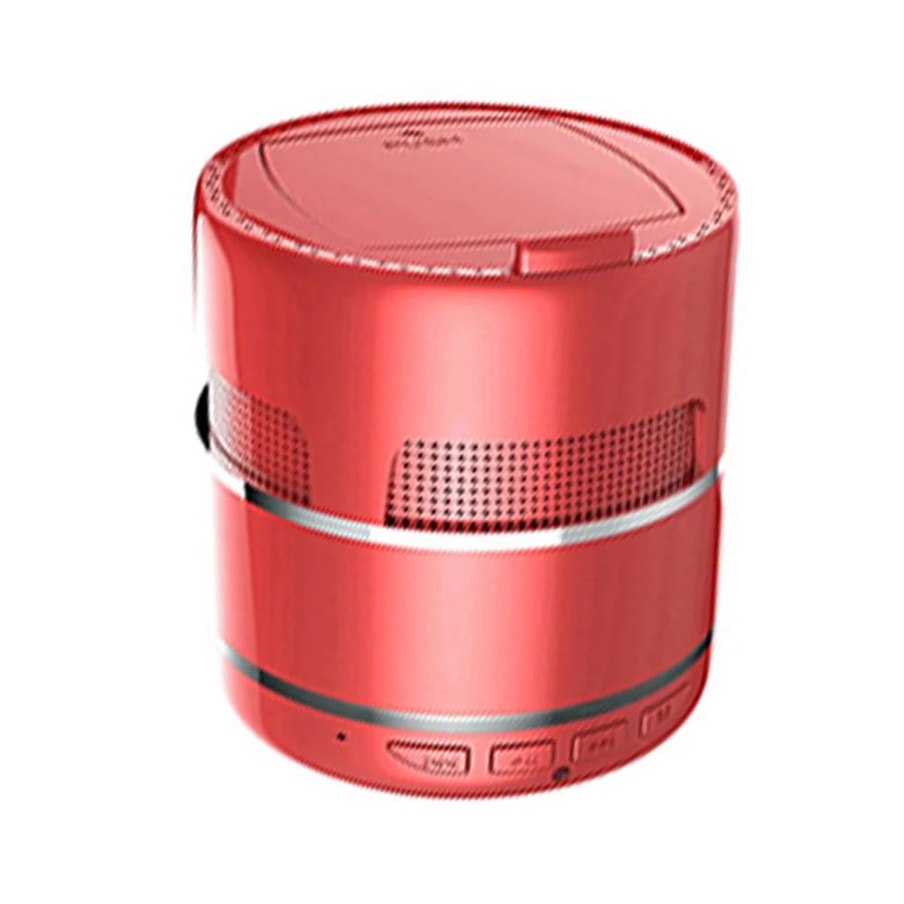 HiFi стерео Bluetooth динамик без потерь мини ABS батарея питание Поддержка TF карты многофункциональный портативный объемный звук fm-радио - Цвет: Красный