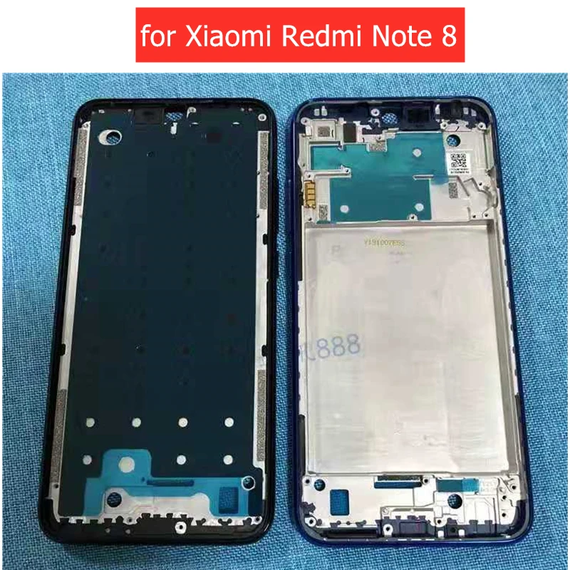 Для Xiaomi Redmi Note 8 средняя рамка пластина корпус лицевая панель жк поддержка