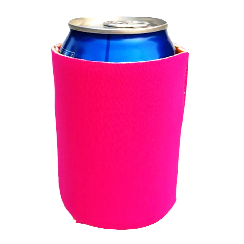 2pcs Neoprene Beer Bottle Can Holder Cooler Sleeve Insulator Cover for Party Wedding Camping BBQ Custom DIY