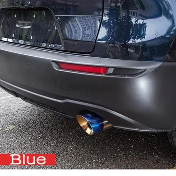 

Exhaust Muffler Tip Stainless Steel Pipe Chrome Trim Car Rear Tail Throat Matte Trim For Mazda CX30 CX-30 2020 2021 Accessories