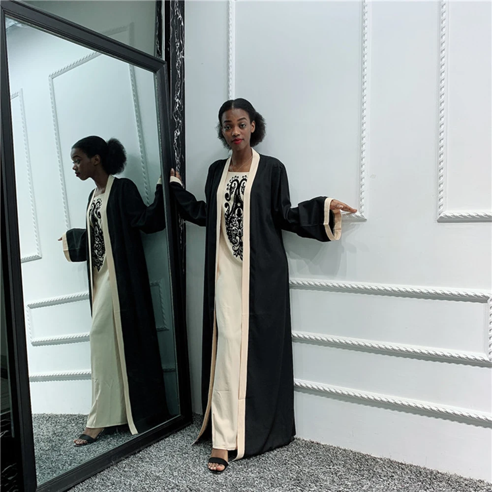 Plus Size Women Abaya Dubai Hijab Muslim Dress Pakistan Turkish Dresses Moroccan Kaftan Islamic Clothing Turkey Ropa Arabe Mujer