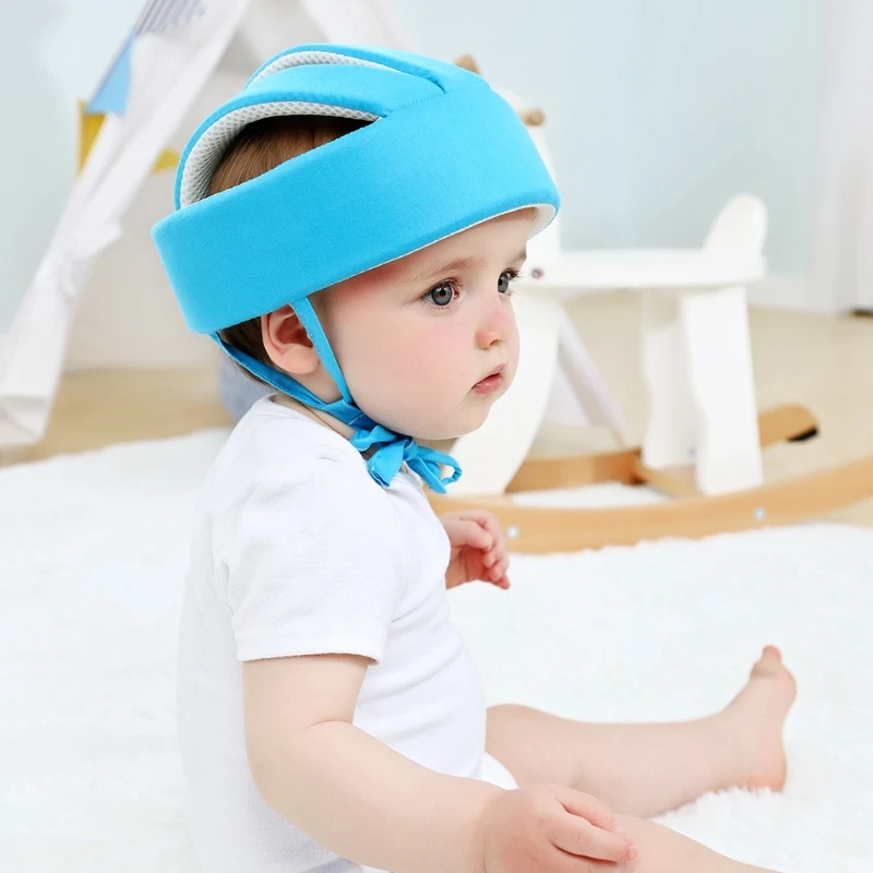 Baby Adjustable Safety Helmet Headguard Protective Harnesses Hat Safety