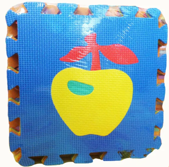 Fruits 10 только цветные детские игровые напольные коврики-головоломки с цифрами и буквами животные фрукты детские игры ползающие движения из пены - Цвет: Fruits