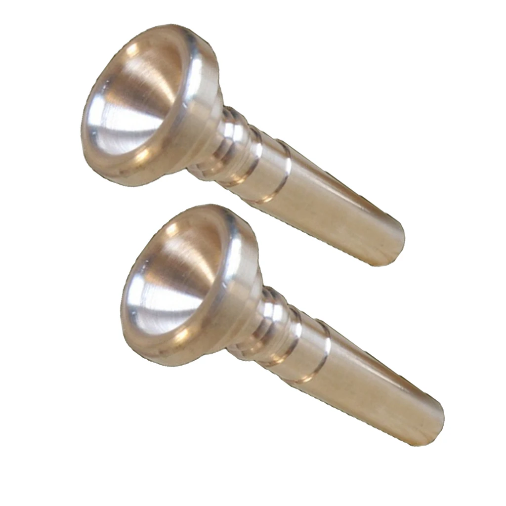 2x French Horn Copper Horn Mouthpiece Instrument Replacement Part