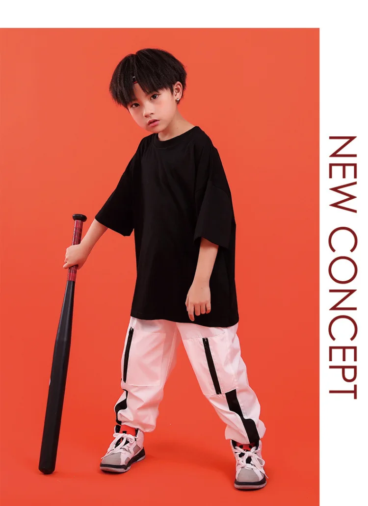 Child girl clothes summer set 7 6 8 10 12 14 16 Years Hip Hop Costume fashion kids outfit clothes Girls Ballroom Clothing (17)