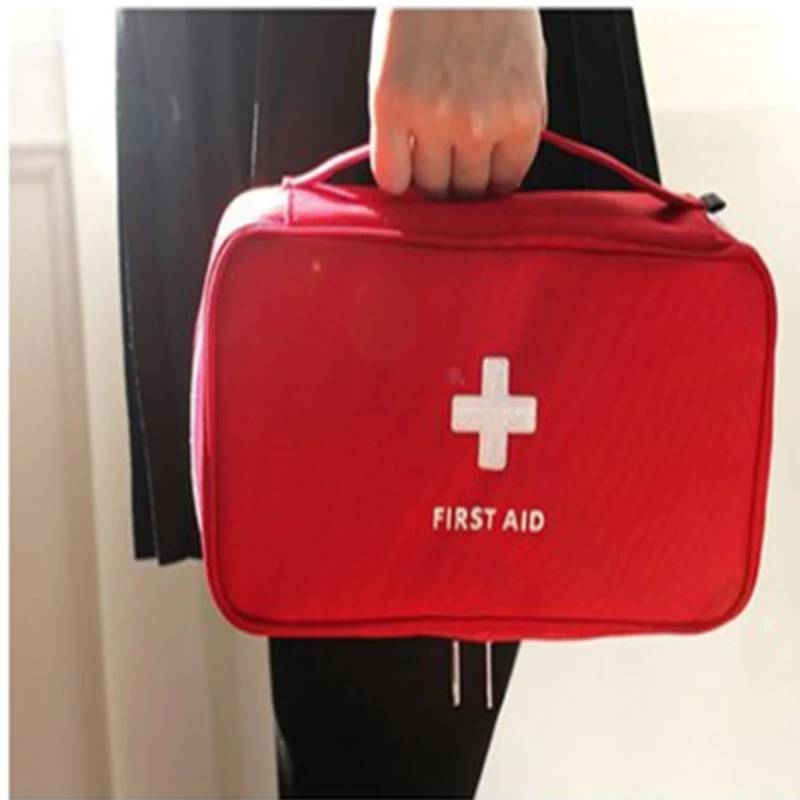 Empty Large First Aid Kit Emergency Medical Box Portable Travel Outdoor Camping Survival Medical Bag Big Capacity Home/Car